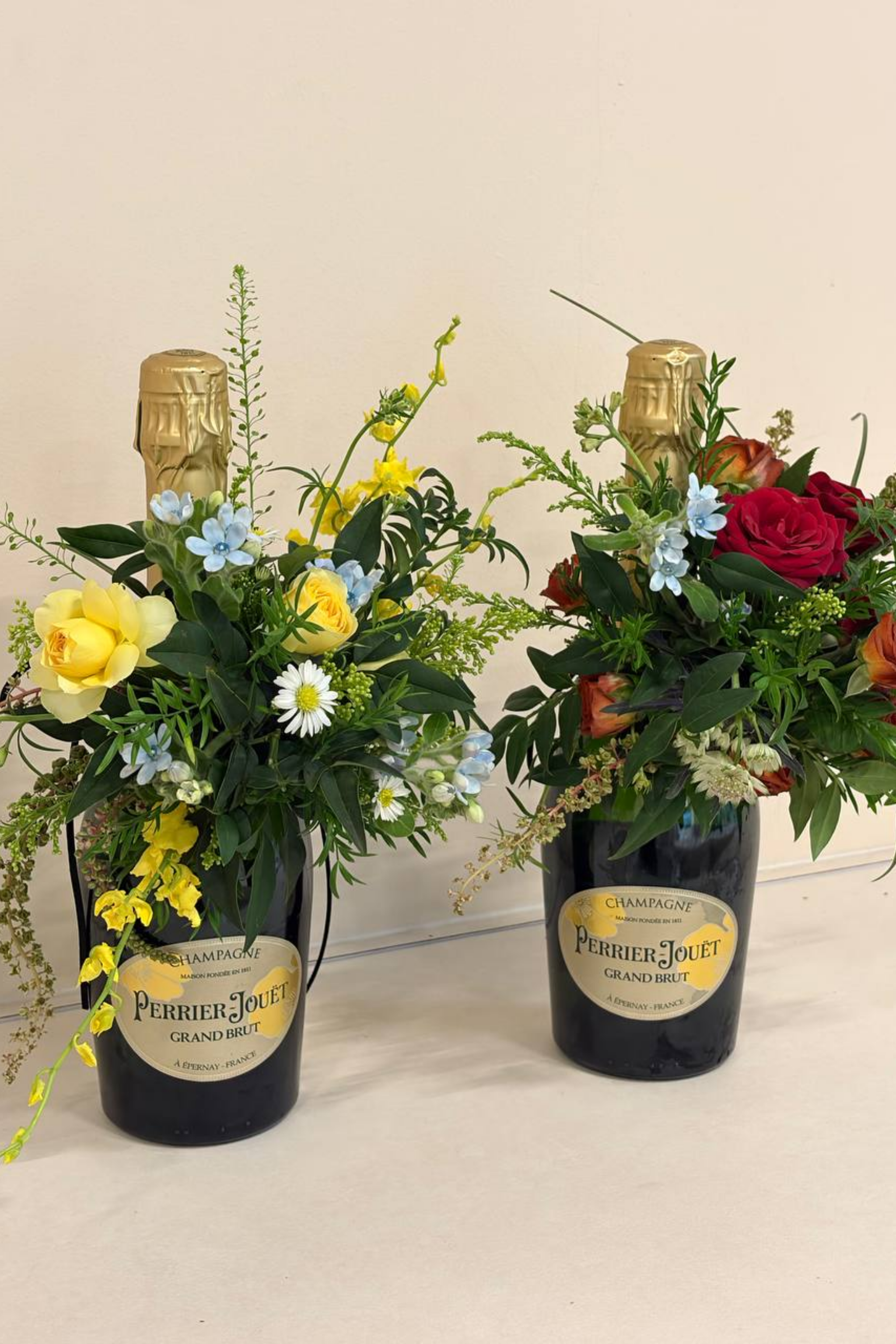 Bottle Corsage - (does not come with wine or champagne)