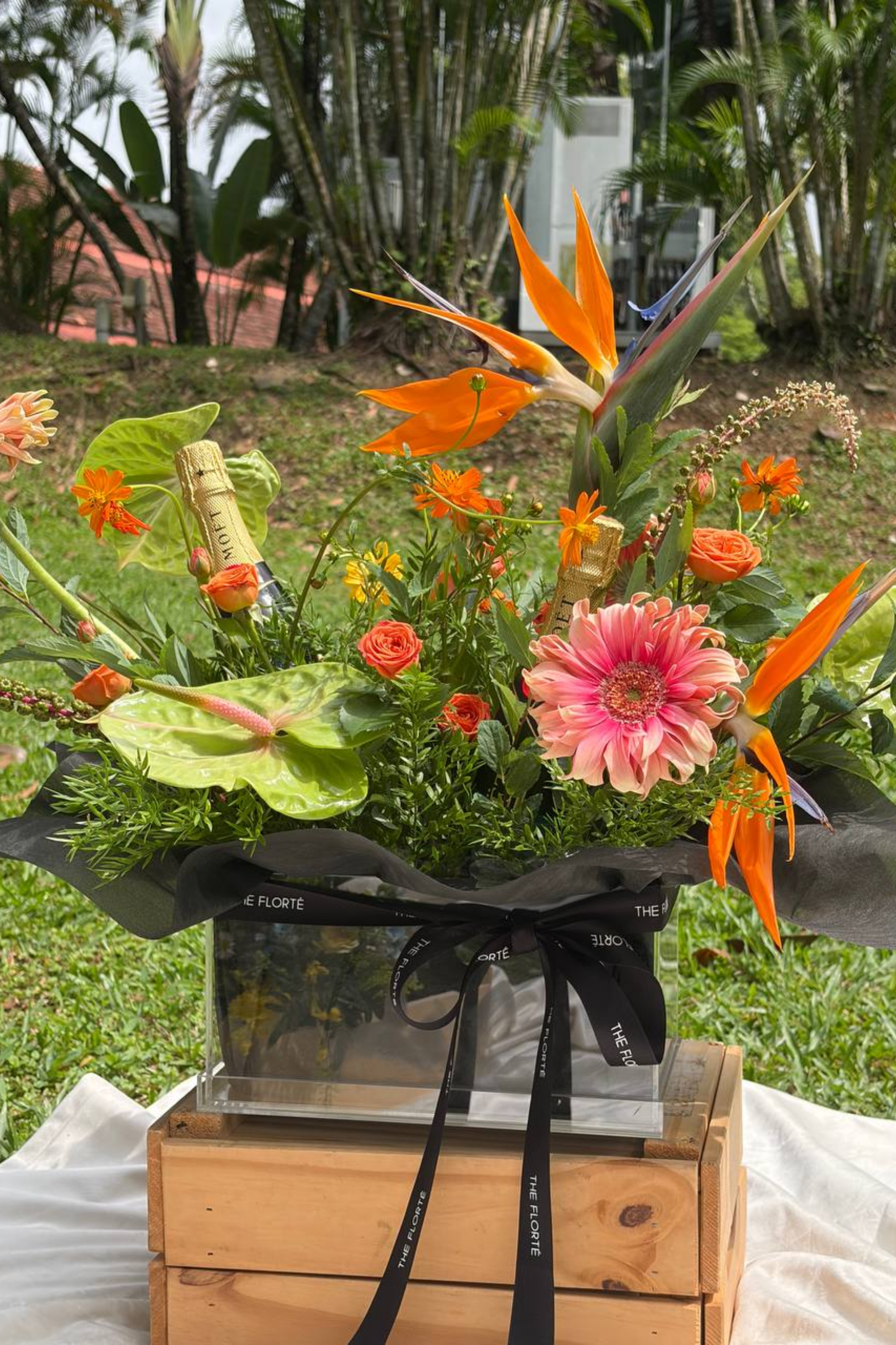 The Garden Toast, Acrylic Bloom Box