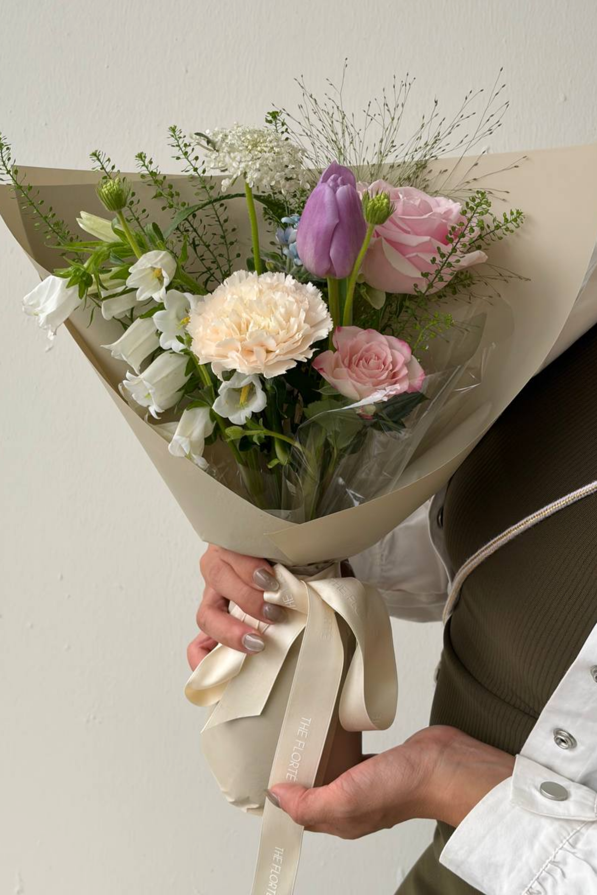 hand-tied petite Mother's Day flower bouquet Singapore boutique florist