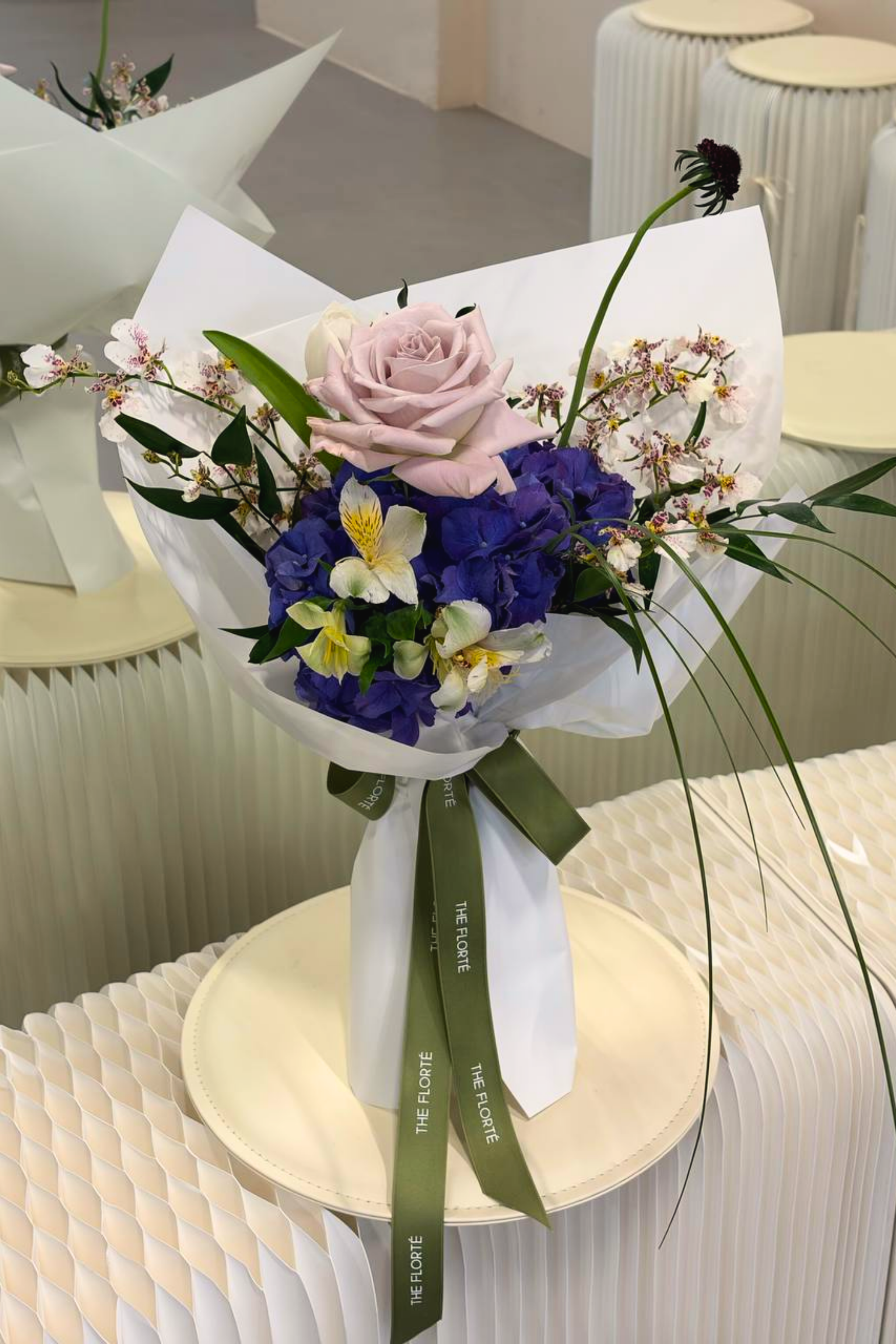 menta rose hydrangea Mother's Day bouquet Singapore delivery — The Florté