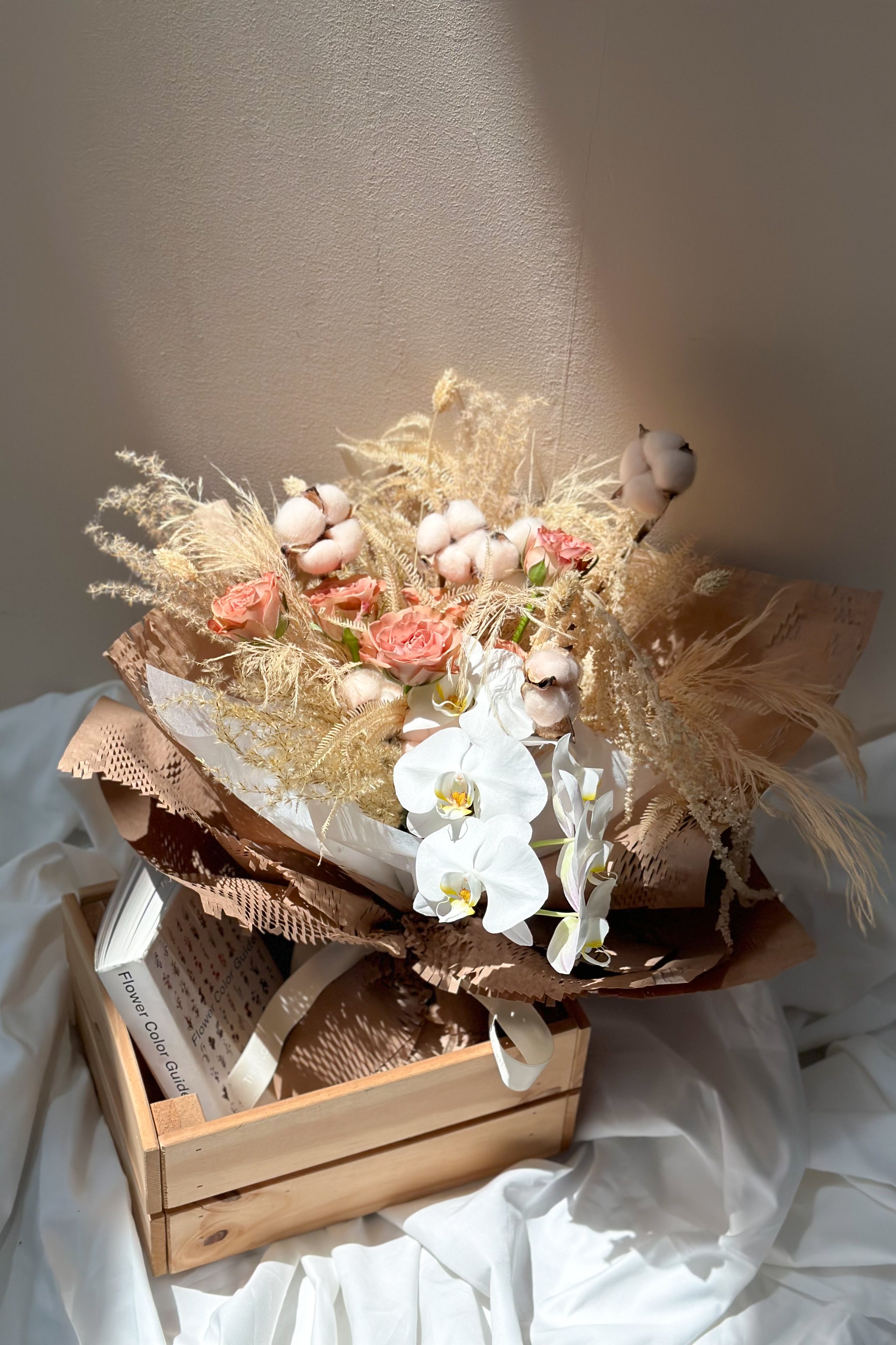cotton fields bouquet