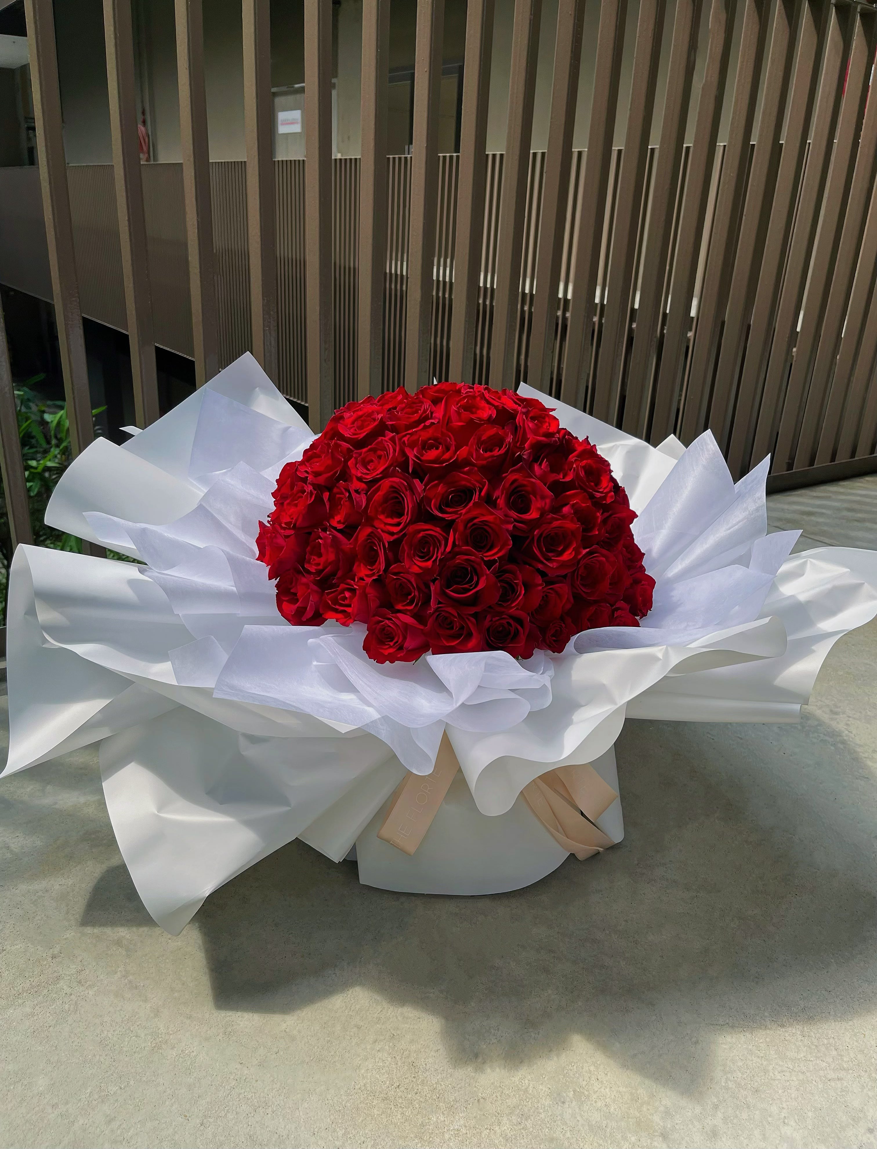 Red 99 Roses Forever & Always, Bouquet