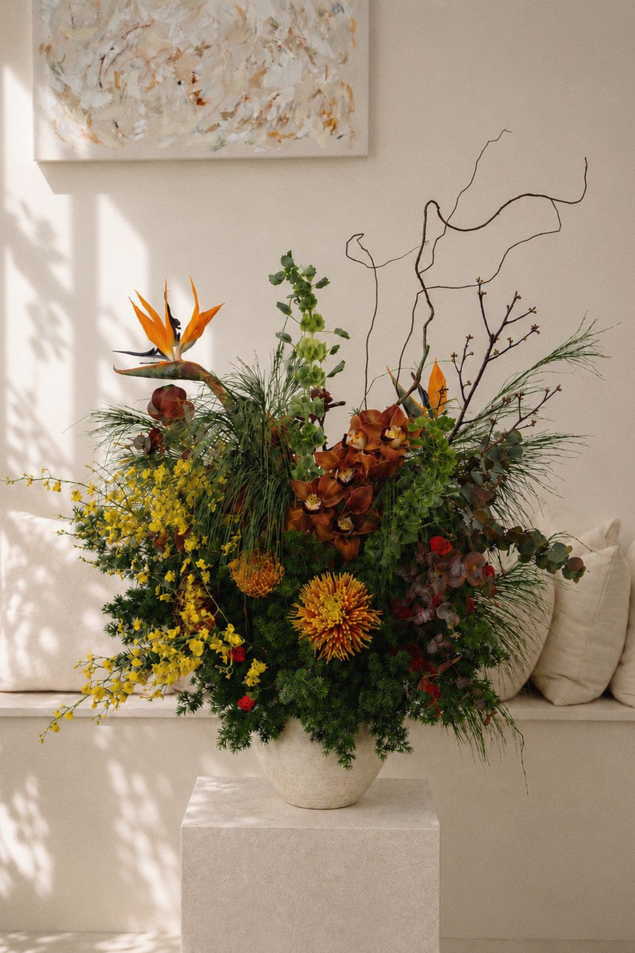 Tropical Paradise, Statement Vase Arrangement