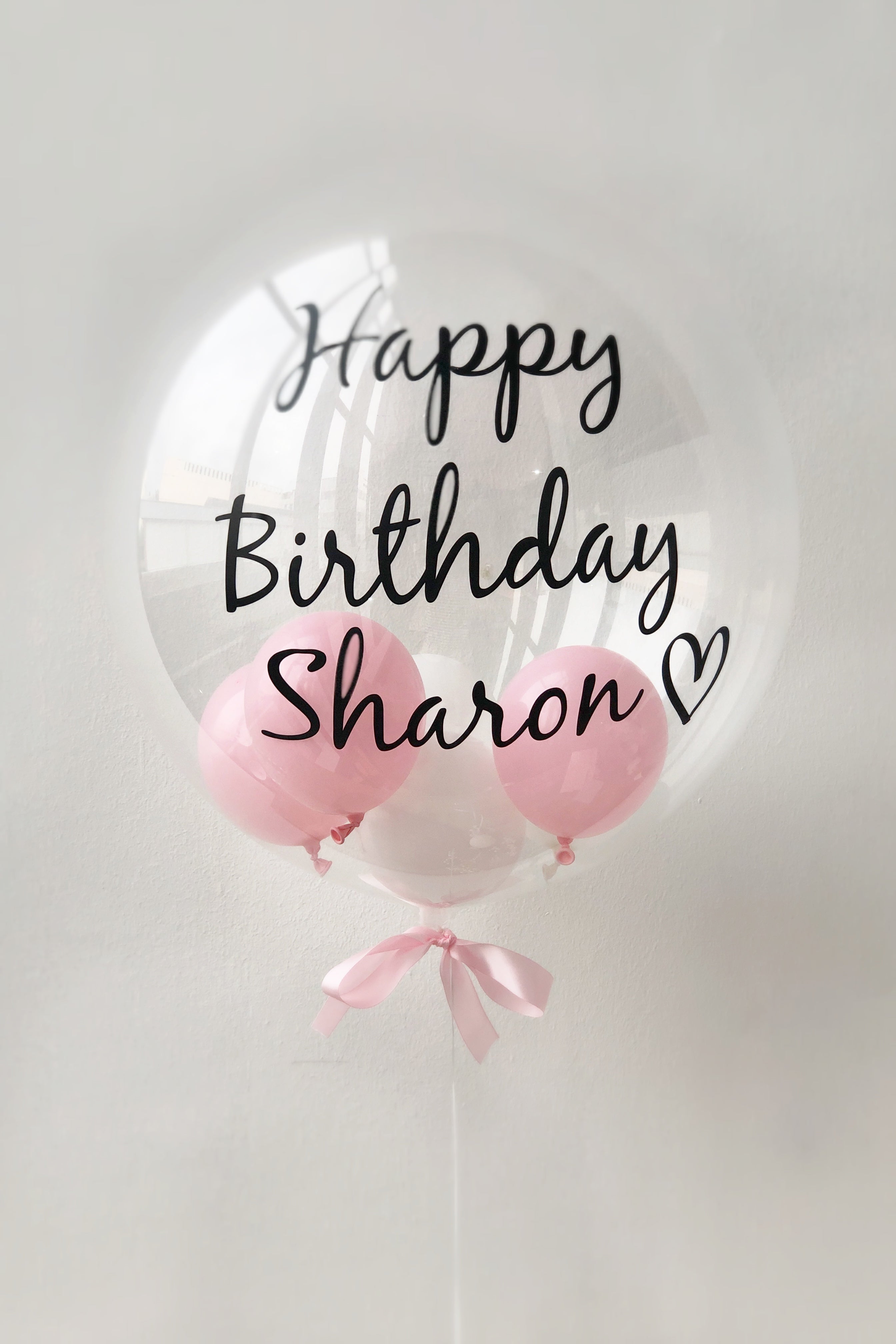 The Florté Florte | 24" Customisable, Personalised, Balloon, Bloom Box, Pastel Balloon, Cheerful, Preserved Flowers, Bloom Box with Balloon, Petite Fleur