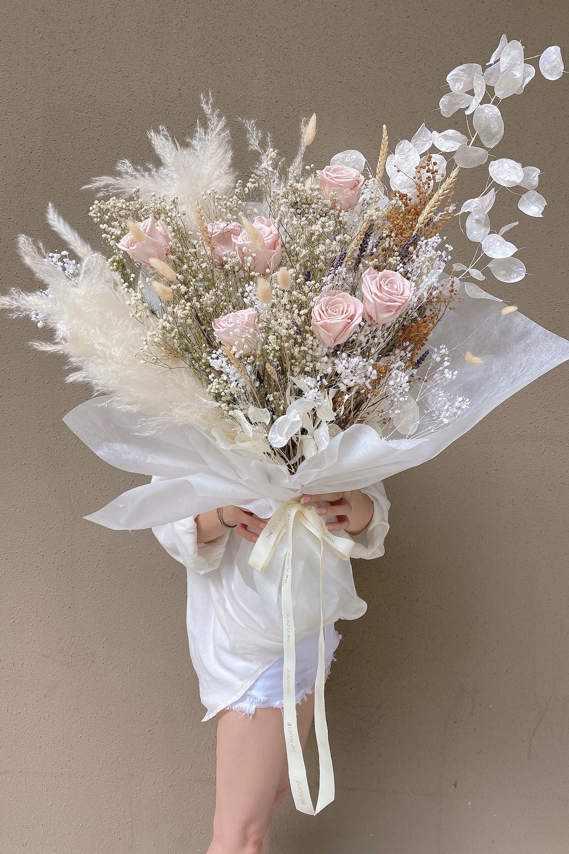 The Florté Florte | Gracious You, Bouquet, Preserved Roses, Dried Flowers, Best Flowers Singapore, Best Florist Singapore, Best Online Florist