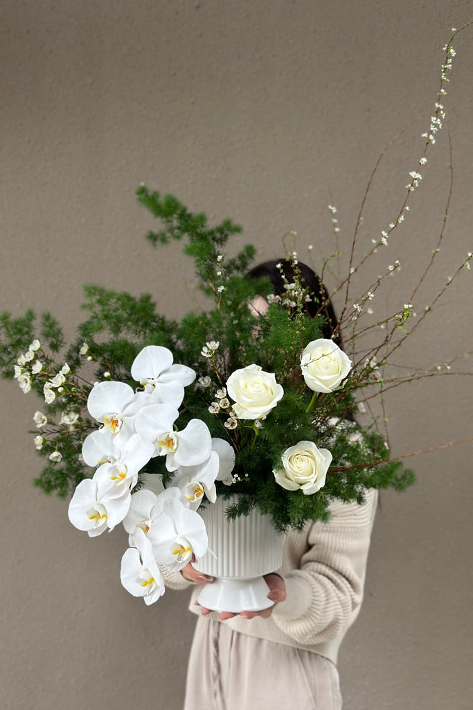 Orchids & Roses Table Vase