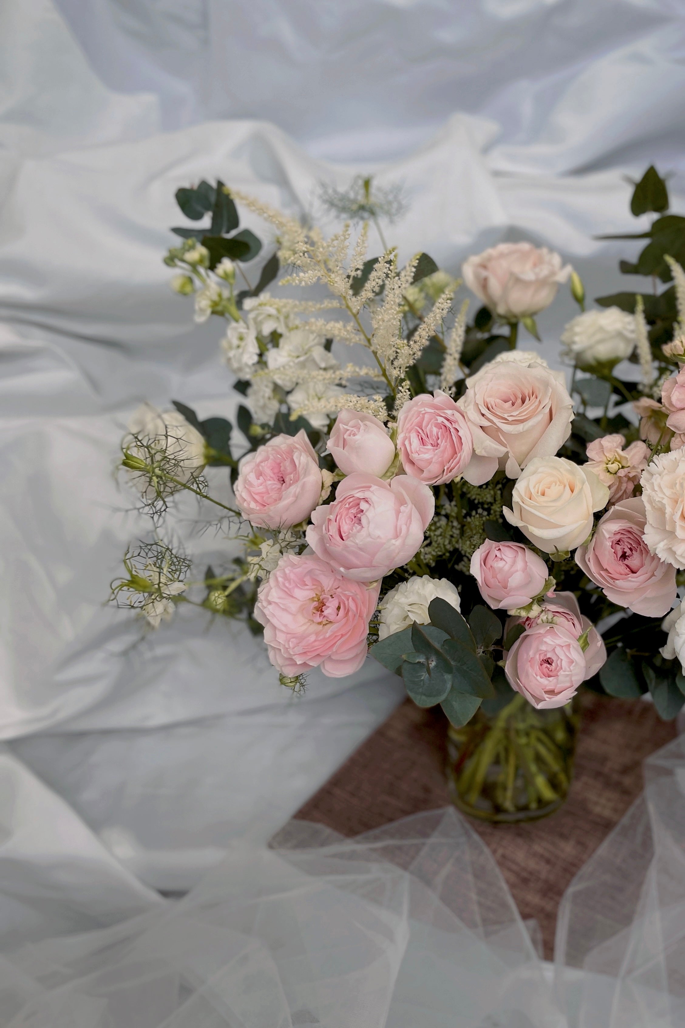 Gracefully Pastel Table Vase Subscription