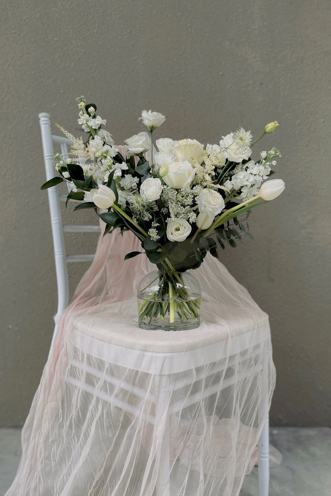 Fresh & White Table Vase Subscription