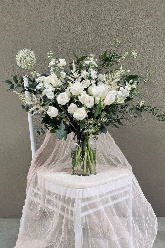 Fresh & White Table Vase Subscription
