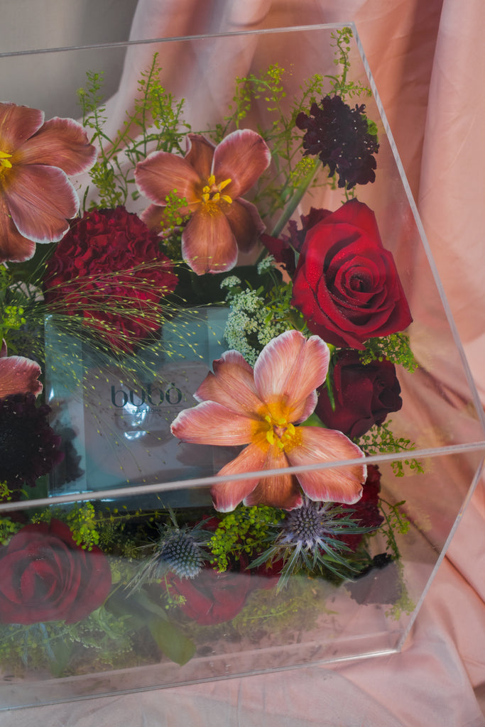 Jardin de Chocolat, Acrylic Bloom Box | Bubó x Florté