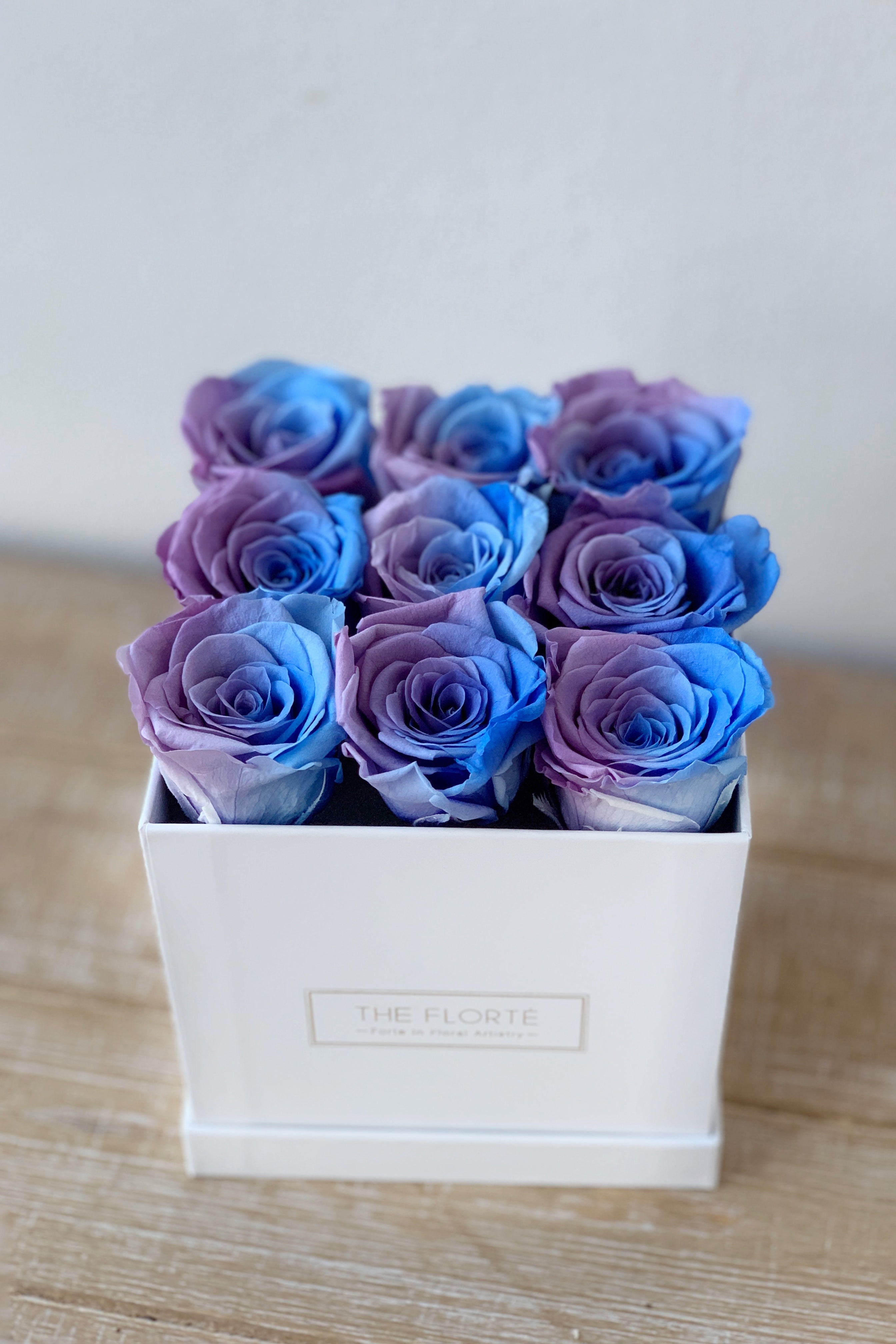 The Florté | Eternity Roses Square, Dried & Preserved Bloom Box