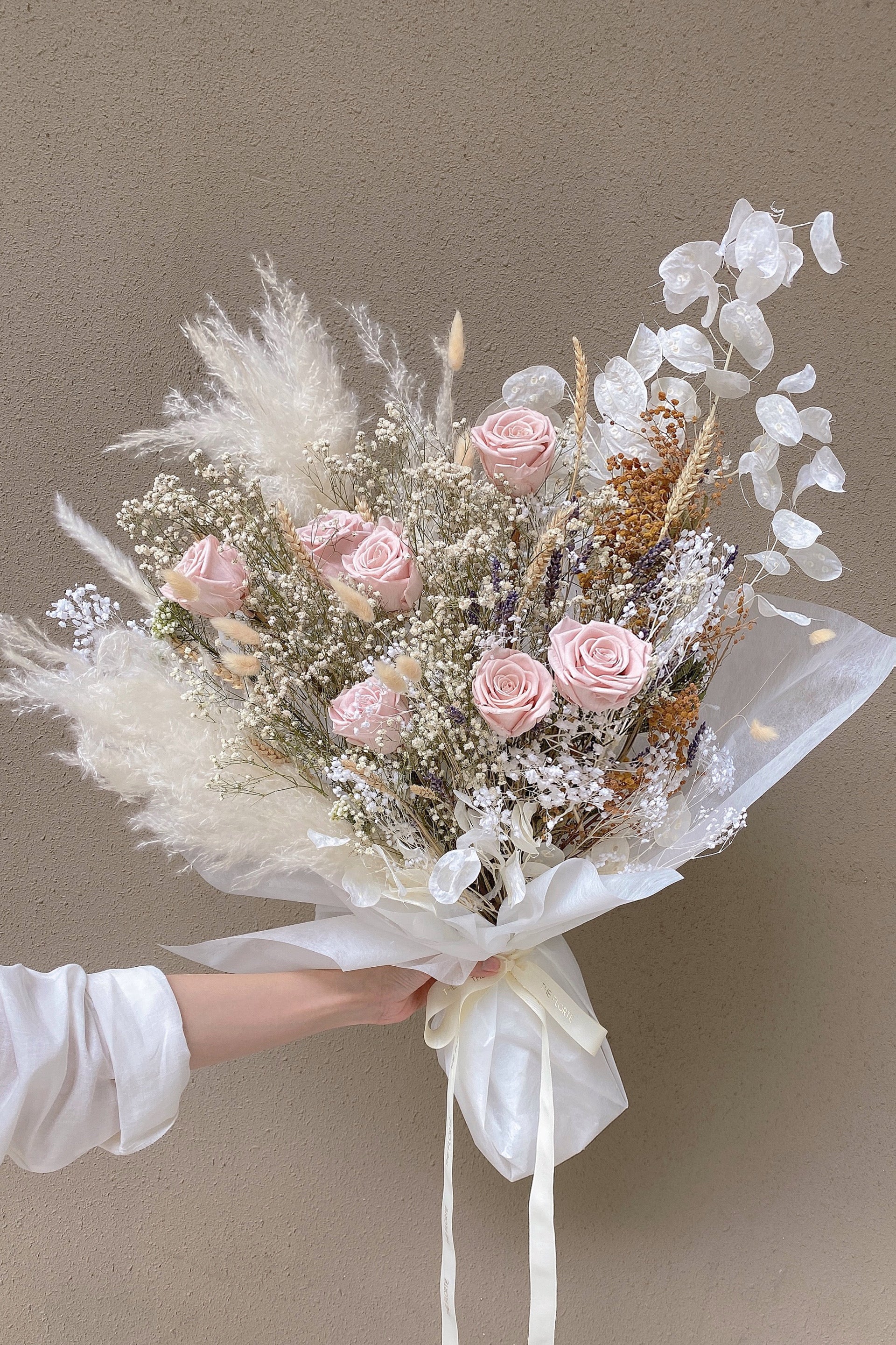 The Florté Florte | Gracious You, Bouquet, Preserved Roses, Dried Flowers, Best Flowers Singapore, Best Florist Singapore, Best Online Florist