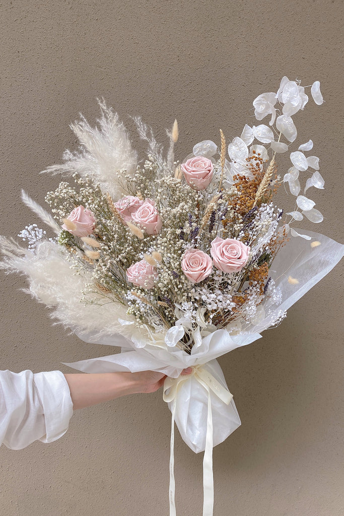 The Florté Florte | Gracious You, Bouquet, Preserved Roses, Dried Flowers, Best Flowers Singapore, Best Florist Singapore, Best Online Florist