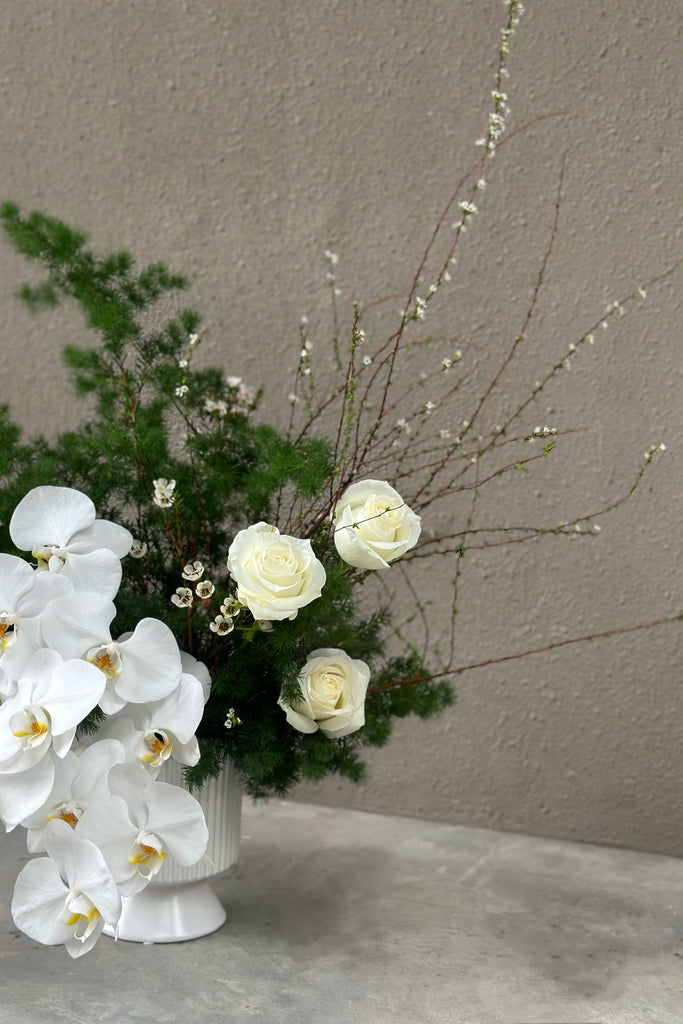 Orchids & Roses, Table Vase